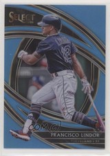 2020 Panini Select Premier Carolina Blue Prizm 26/35 Francisco Lindor #189 00d2