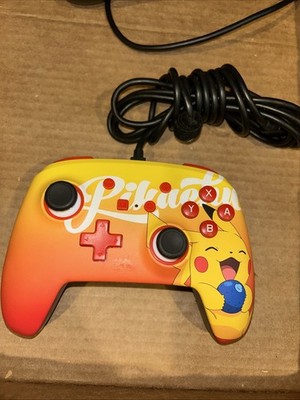 Nintendo Switch Enhanced Wired Controller Pokemon Pikachu