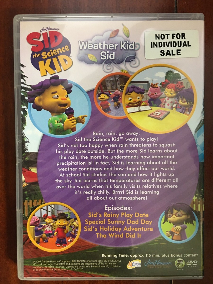 (未使用･未開封品)Sid the Science Kid: Sid 3pack Weather/Ruler/Gizmo [DVD] Sid the Science Kid DVD's - Lot of 3 - Ruler, Gizmos/Gadgets