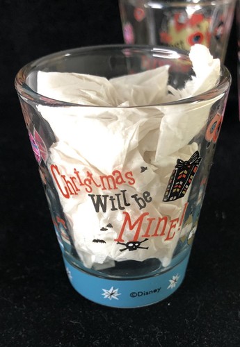 Disney Tim Burtons The Nightmare Before Christmas 4 Pc Mini Glasses Shot Barware - Picture 7 of 11
