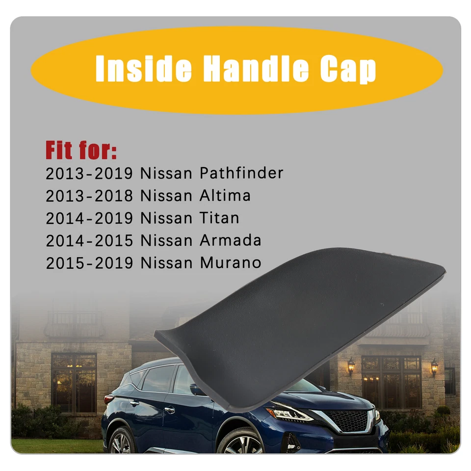 Right Inside Door Handle Cap Cover Fits for Nissan Murano Pathfinder Armada - Image 4 of 4