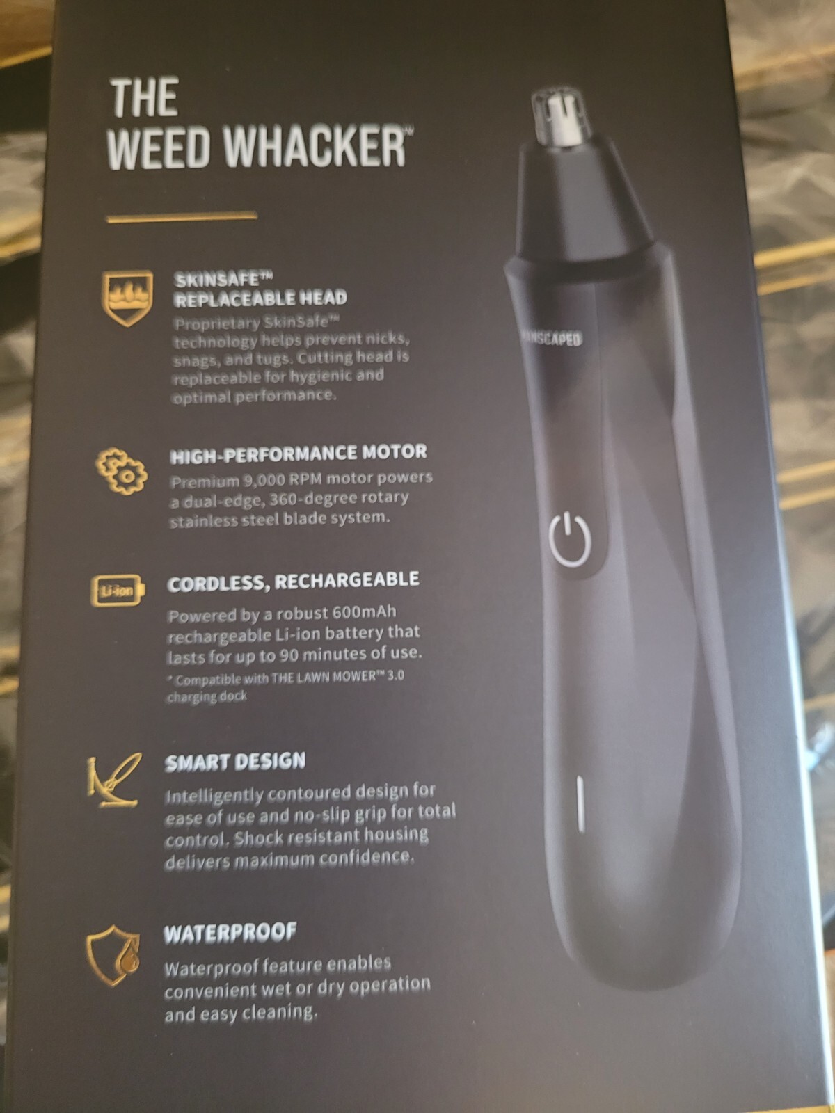 Manscaped The Weed Wacker Electric Cordless Nose & Ear Hair Trimmer 40