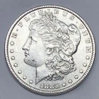1885-P  AU  MORGAN SILVER DOLLAR 90% SILVER $1 US COIN - NICE! See Photo! D046