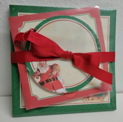 Coca Cola Memo Pad Set Christmas, Santa Claus
