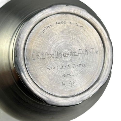 KitchenAid Rührschüssel Standmixer K45SS 4,5 Quart Drehverschluss Basis Edelstahl - Bild 5 von 5