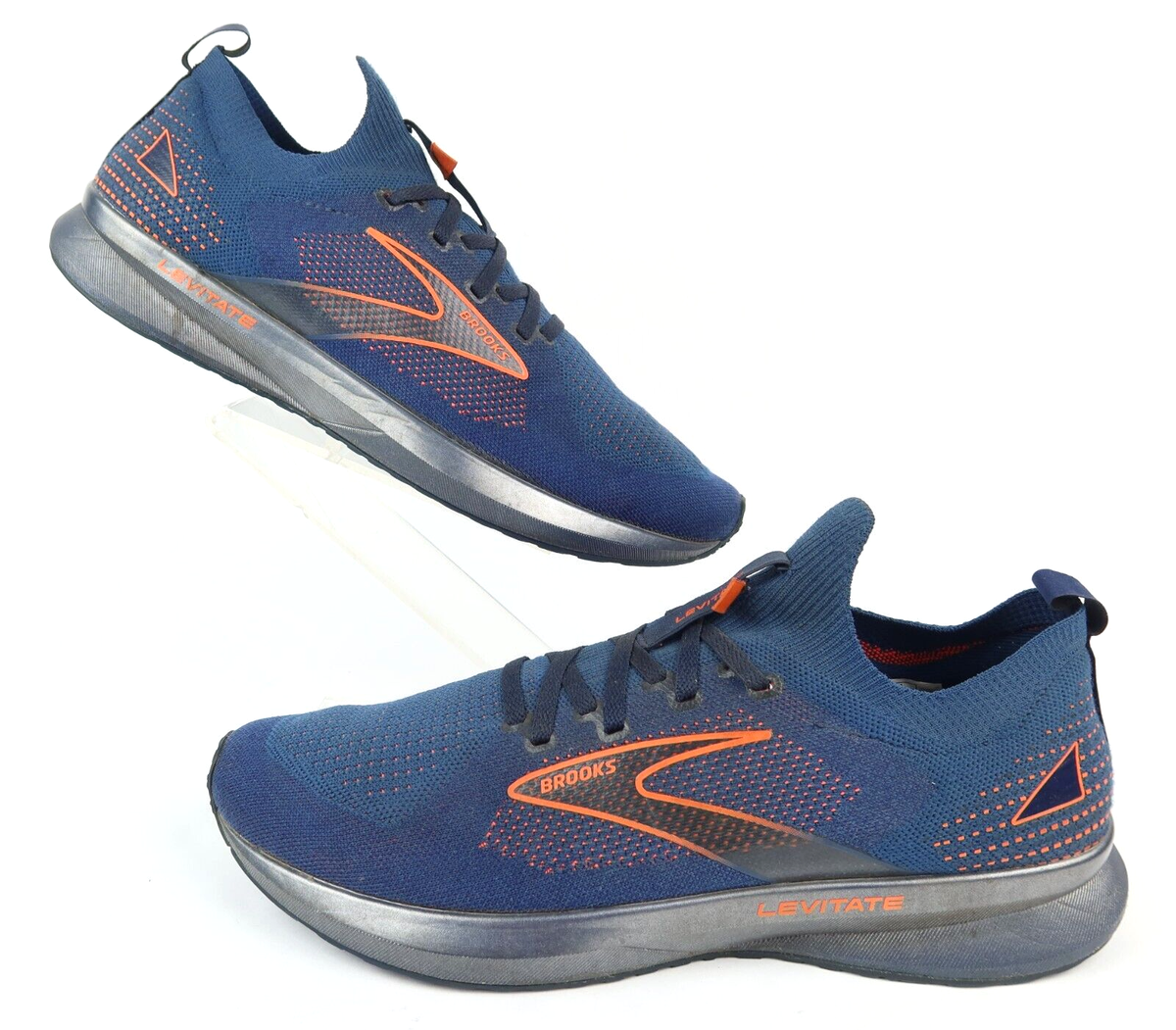Brooks Levitate GTS 5 Running Shoes Men Size 12 Blue‎ Orange Brooks Levitate StealthFit GTS 5 Blue for sale | eBay main image 2