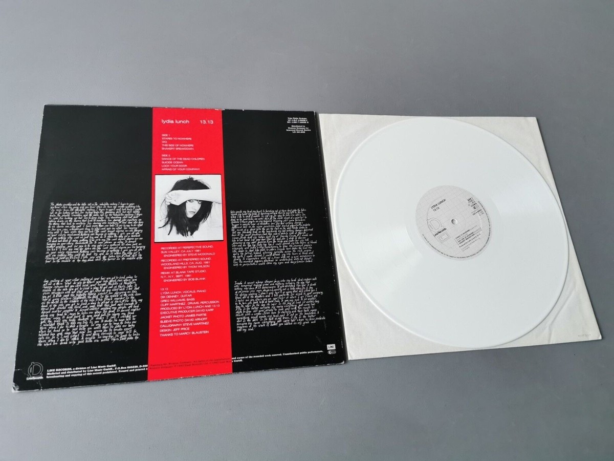 LYDIA LUNCH *** limited white Vinyl LP *** 13.13 (1988 Line