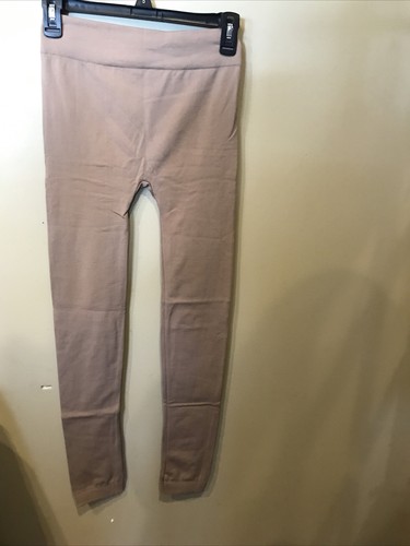 YiTong Women Beige Fleece Lined Leggings One Size (APO-176) - Picture 4 of 4