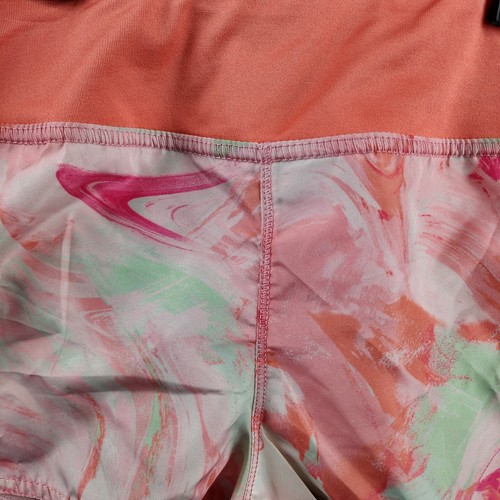 ID IDEOLOGY Scratched Paint Elastic-Waist Shorts Girls' S Pink Shock Pull-On~ - Picture 4 of 21