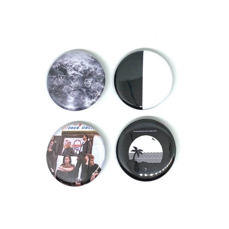 Pin Set Of 4 1.25 Inch Pins