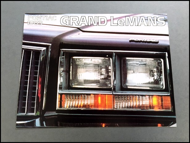 1983 Pontiac Grand LeMans Original Canada Car Sales Brochure