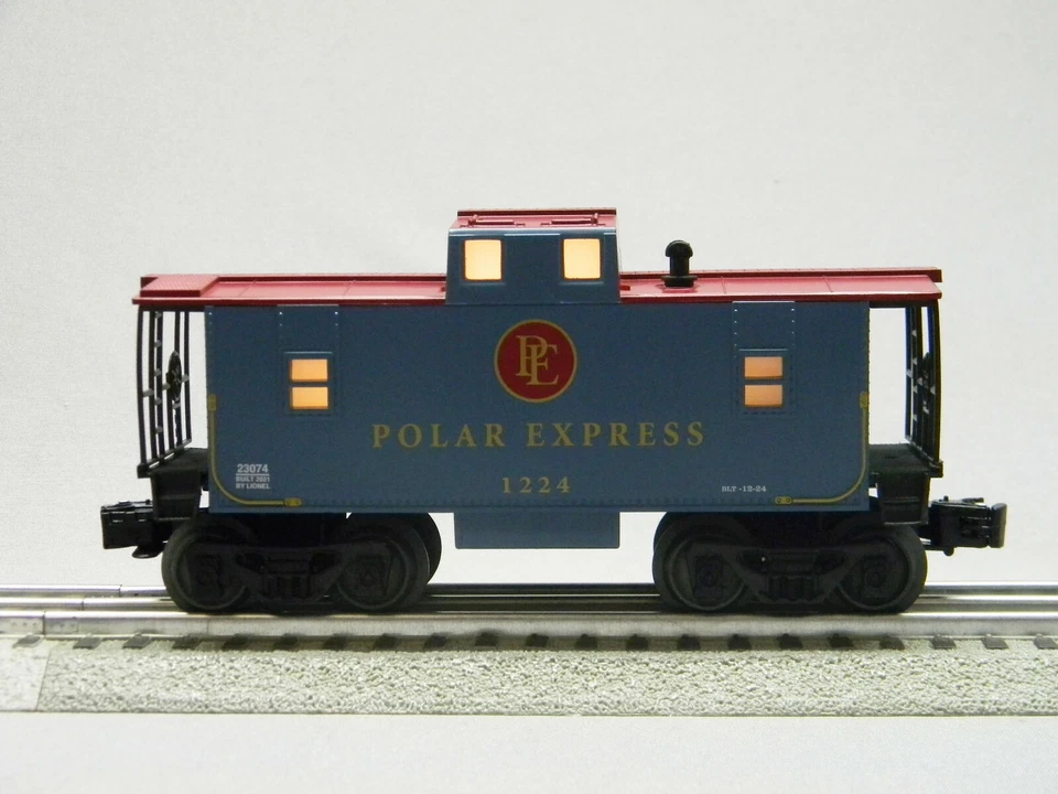 LIONEL THE POLAR EXPRESS CABOOSE #1224 O GAUGE freight train car 2123070-C NEW - Image 2 of 4