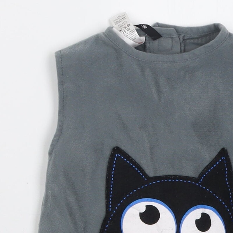 George Boys Grey Polyester blend Tank Size 2 Years Hook & Loop image 6