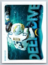 2020 Score Deep Dive Red Keenan Allen Los Angeles Chargers #DD-KA