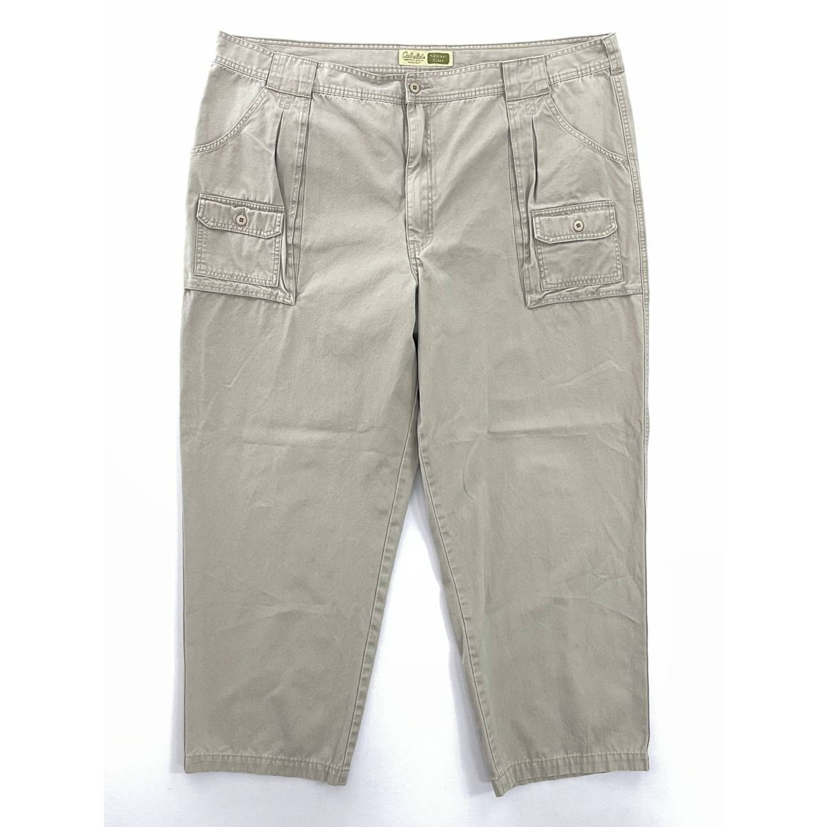 Cabelas Mens Cargo Pants Beige 7 Pocket Hiker Flat Front Cabelas Mens Cargo Pants Beige 7 Pocket Hiker Flat Front