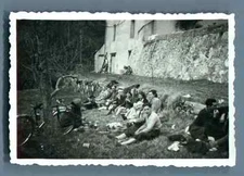 Galdin, France, Vintage Silver Print Meals on Grass (Gard) Vintage Fran