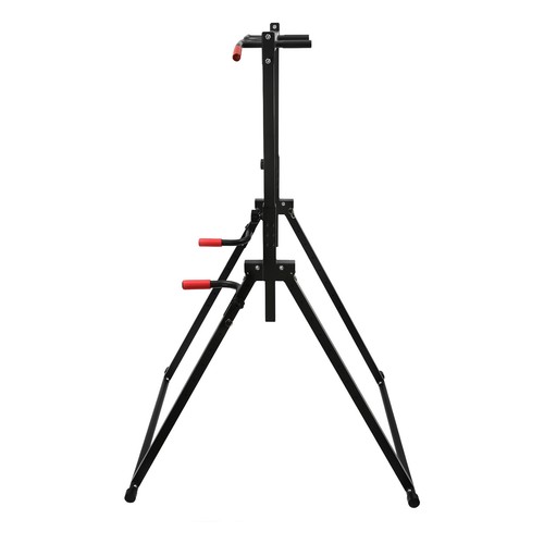 Adjustable Power Tower Dip Station Pull Up Bar, Multifunction Triangular Struct - Picture 12 of 24