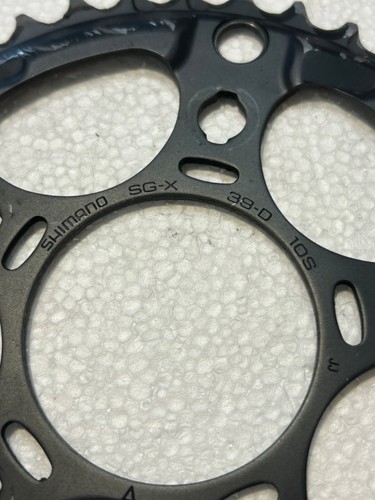 SHIMANO CHAIN RING - SGX - 39 D - FOR TRIPLO - 10 SPEED - Picture 2 of 7