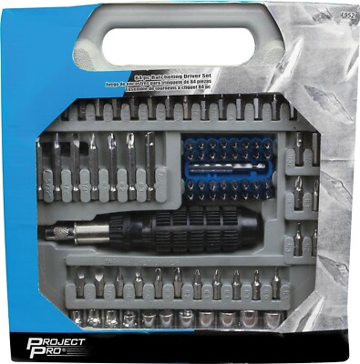Performance Tool 1952 Project Pro  84-piece Dipped Handle Ratcheting Driver Set