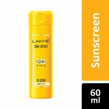 Lakme Sun Expert Fairness Sunscreen UV Lotion SPF24 PA  60 ml for Glowing Skin