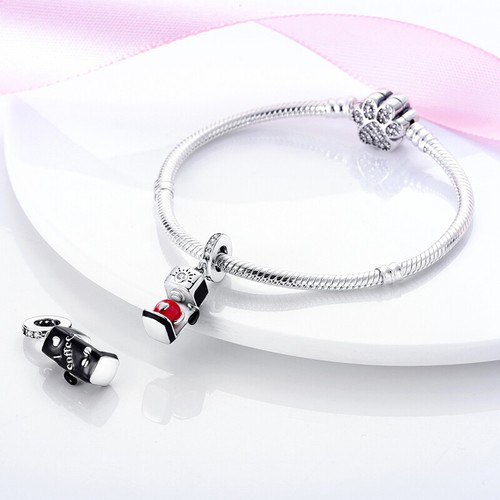 MULA Coffee Machine Pendant DIY Charm CZ For Women Bracelet 925 Sterling Silver - Picture 5 of 6