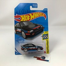1985 Honda CR-X #90 * Black * 2021 Hot Wheels * WJ3