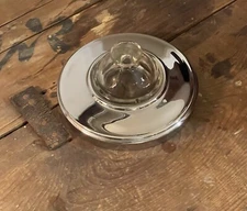 Everbrite Coffee Percolator Replacement Chrome Lid with Glass Knob - Lid Only