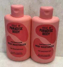 Isle of Paradise Body Confidently Clear Body Moisturizer ~ 9.46 fl oz (Lot of 2)