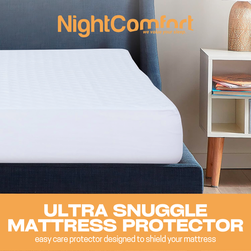 NightComfort Ultra Snuggle Corovin Non Woven Mattress Protector- Extra Deep 38cm - Picture 2 of 72