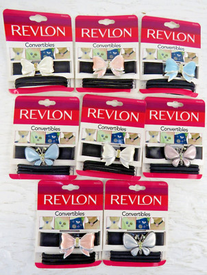 vtg y2k Lot of 8 NOS Revlon Convertibles RV4231 Brooch Choker and 3 Hair ties