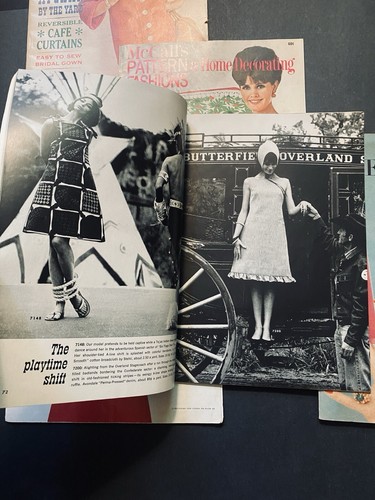 1950s-60s - Vintage Home Magazines - Lot Of 5 - Vogue/McCall’s/Needlecraft - Foto 5 di 11