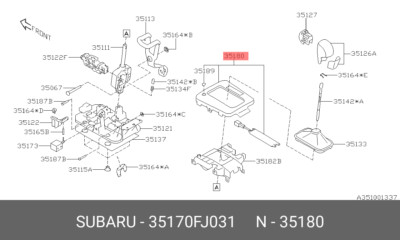 Genuine OE Indicator Assembly Left Handm 35170FJ031 for Subaru 35170-FJ031