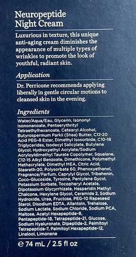 PERRICONE MD NEUROPEPTIDE DAY & NIGH FACIAL CREAM DUO 2 OZ/ Ea - Picture 9 of 10