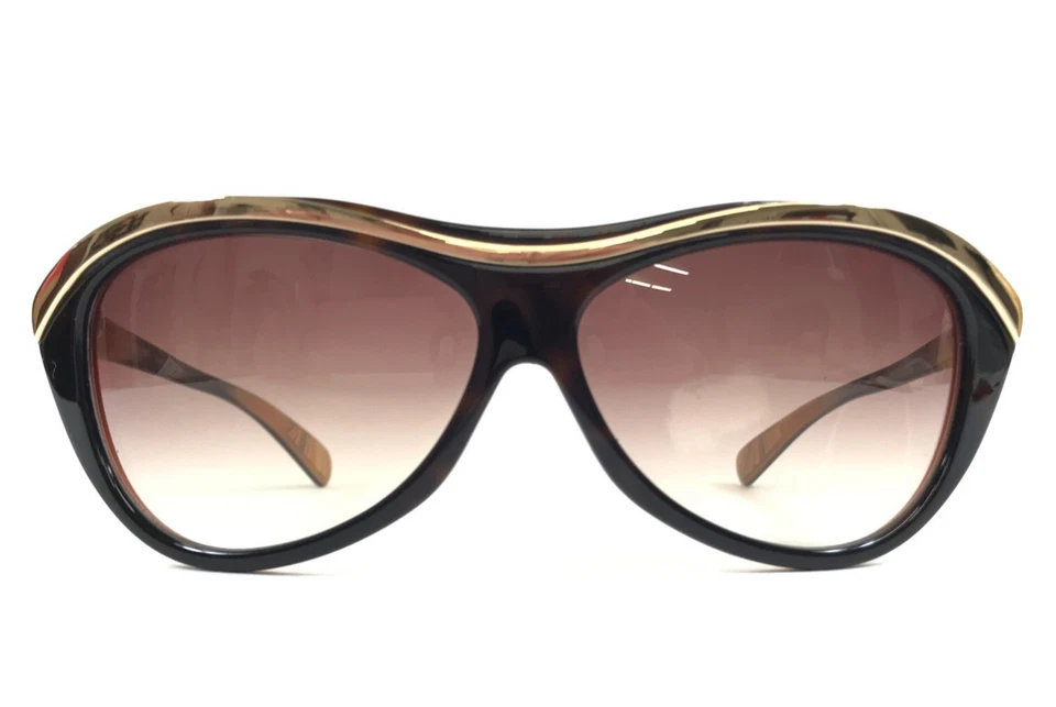 Gafas de sol Paul Smith PS-378 OABL marrón dorado montura con lentes moradas degradadas Foto 2 de 4