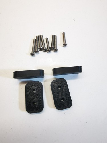 UK RADIO CABLES Spacers for Aluminium Side Protection Guard Rails Yaesu Icom - Picture 21 of 22