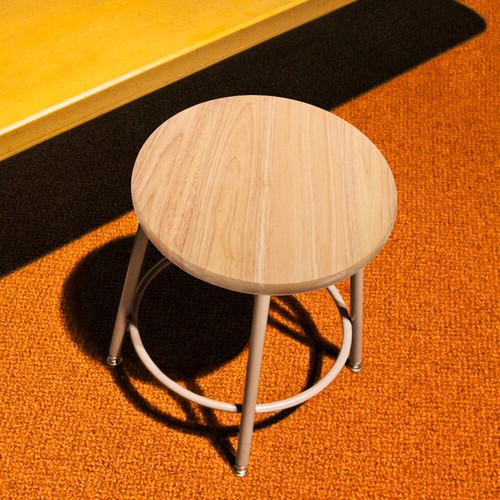 Solid Wood Round Stool Panel Chair Seat Replacement Dining Cover - Picture 3 of 12