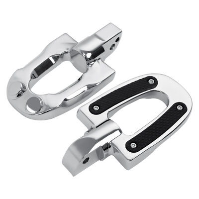 hい Chrome Passenger Footpeg Pegs Fit For Harley Softail Fat Boy Low