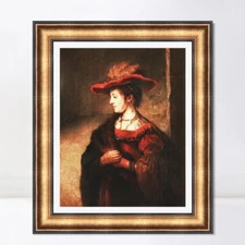 Framed Canvas Art Giclee Print Series#038 by Rembrandt Harmenszoon van Rijn