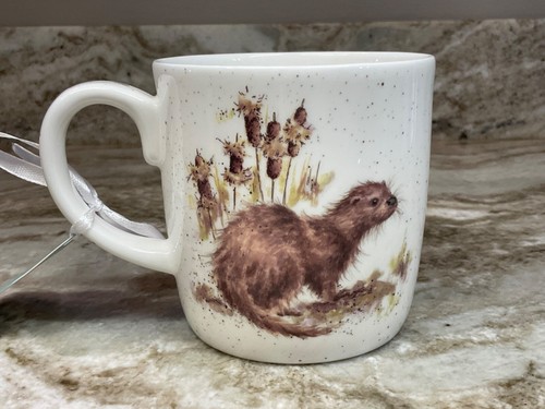 Coffee Mug River Gent Beaver Royal Worcester Wrendale Designs By Hannah Dale New - Afbeelding 1 van 15