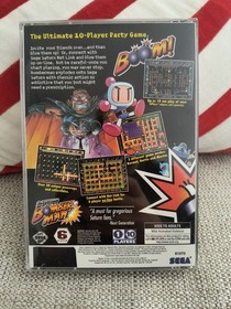 Saturn Bomberman (Sega Saturn, 1997) Cib W/ Reg Card & Inserts! Tested & Working