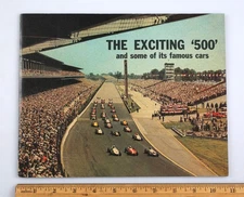 Vintage 1964 Indianapolis The Exciting 500 And Some of its Famous Cars Book