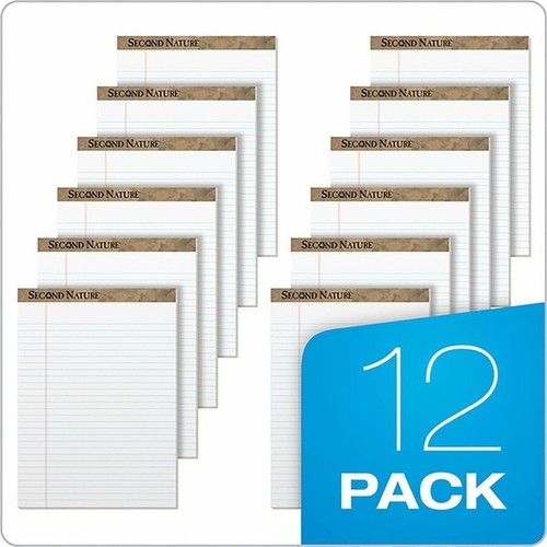 Tops Sec. Nature Recy Legal Ruled White Legal Pads - 50 Sheet - 15 Lb - - Picture 6 of 7