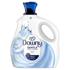 Downy Gentle Soft Ocean Mist Fabric Softener Liquid 93 fl oz 4 Pack 138 Loads 0.13 per gallon