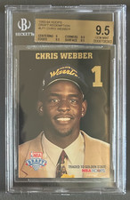 CHRIS WEBBER 1993-94 HOOPS Draft Redemption Rookie BGS 9.5