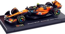 McLaren MCL39 2025 Monaco GP World Champion Lando Norris in 1:43 scale w/ Pilot