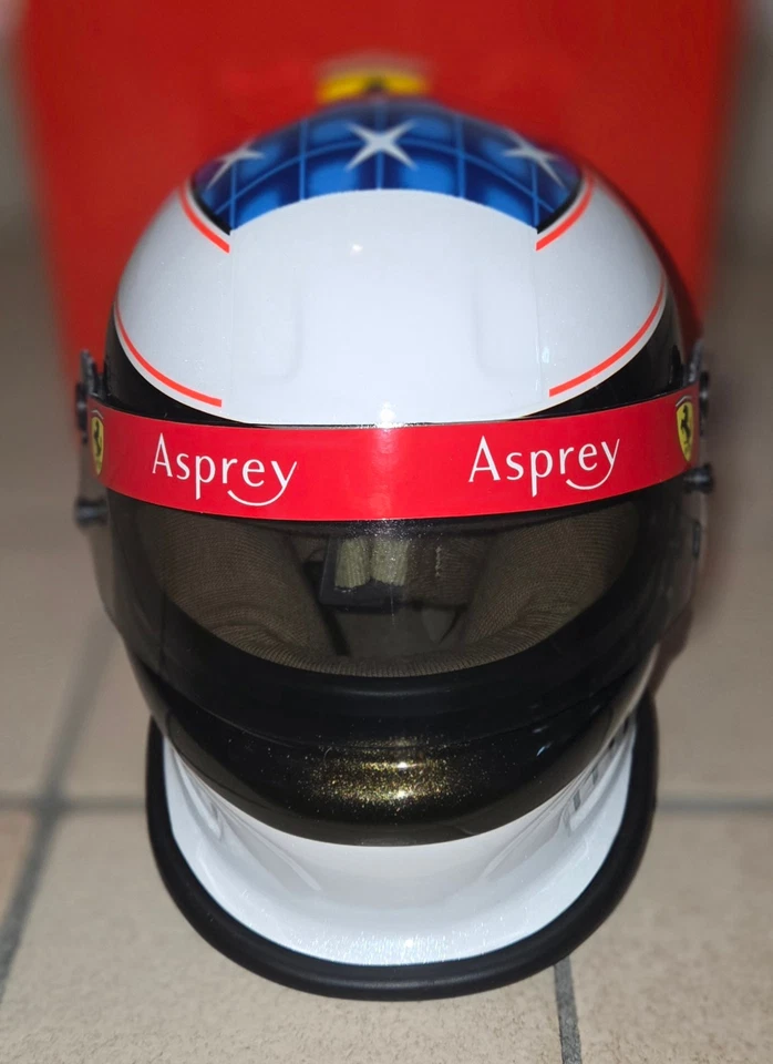 BELL-HELM 1:2 MICHAEL SCHUMACHER "SPAIN GP 1996" FERRARI OVP NEU Sports MiniLine - Bild 2 von 4