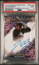 2023 Bowman Inception Primordial Prospects Autographs #PPAJBY Jacob Berry PSA 9