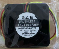 1 pcs Sanyo 4028 4CM 109P0424H329 24V 0.095A inverter cooling fan