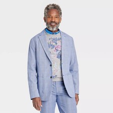 Houston White Adult Unisex Button Up Blazer Jacket