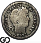 1897-S Barber Dime